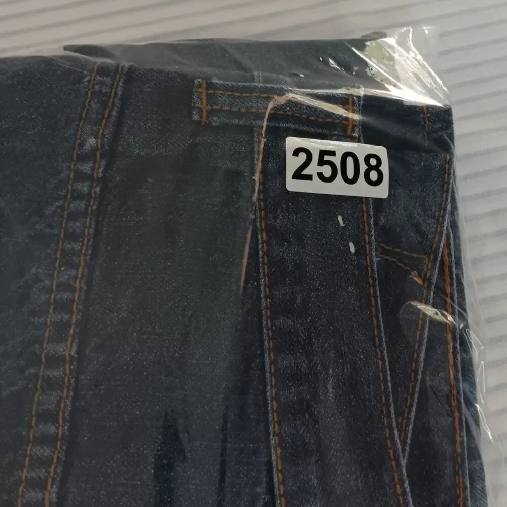 Rocawear Vintage Jeans Mens 38X32 Dark Wash Wide‎ Leg Embroidered Logo Street